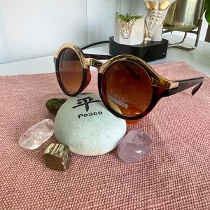 Black and Gold Sunglasses